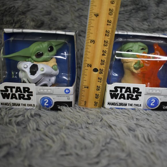 NWT The Bounty Hunter - The Child Series 2 Baby Yoda/Grogu Toys Set of 2 - Picture 14 of 16